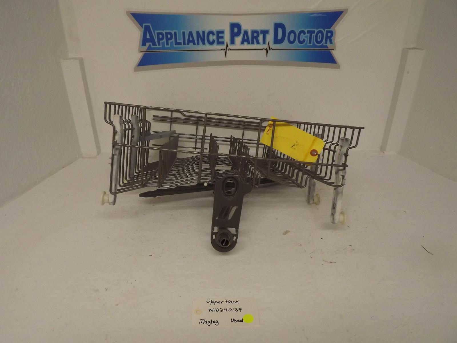 Maytag Dishwasher W10240139 Upper Rack Used Maytag Dishwasher W10240139 Upper Rack Used